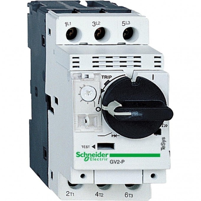 Автоматический выключатель SCHNEIDER ELECTRIC TESYS с комбинированным расцепителем 4-6,3А GV2P10 Автоматический выключатель SCHNEIDER ELECTRIC TESYS с комбинированным расцепителем 4-6,3А GV2P10