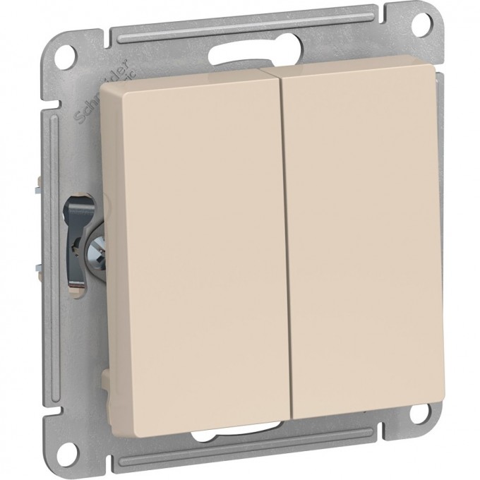 2-клавишный переключатель SCHNEIDER ELECTRIC ATLASDESIGN 10АХ, механизм, БЕЖЕВЫЙ ATN000265 2-клавишный переключатель SCHNEIDER ELECTRIC ATLASDESIGN 10АХ, механизм, БЕЖЕВЫЙ ATN000265