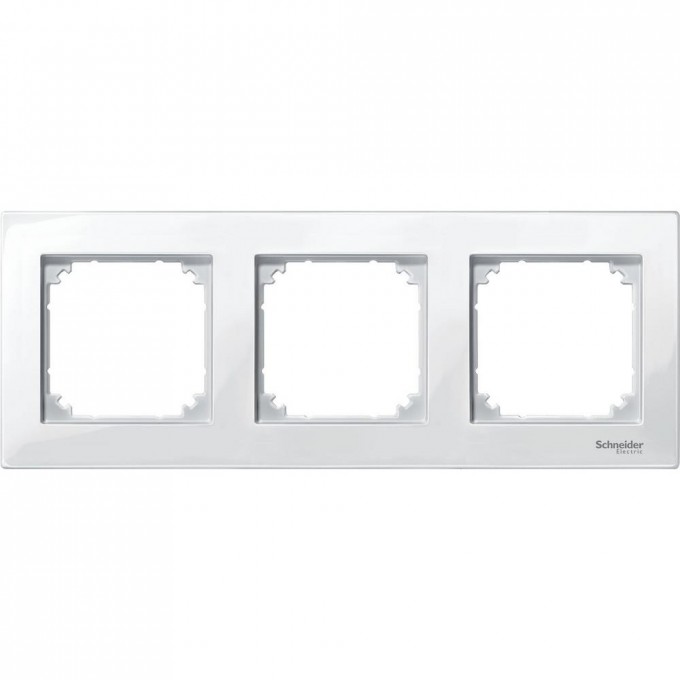 3-постовая рамка SCHNEIDER ELECTRIC MERTEN M-PLAN, ПОЛ.БЕЛЫЙ, SM MTN515319 3-постовая рамка SCHNEIDER ELECTRIC MERTEN M-PLAN, ПОЛ.БЕЛЫЙ, SM MTN515319