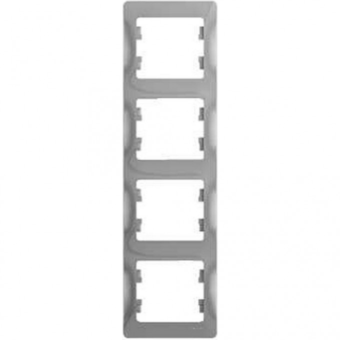 4-постовая рамка SCHNEIDER ELECTRIC GLOSSA, вертикальная, АЛЮМИНИЙ GSL000308 4-постовая рамка SCHNEIDER ELECTRIC GLOSSA, вертикальная, АЛЮМИНИЙ GSL000308