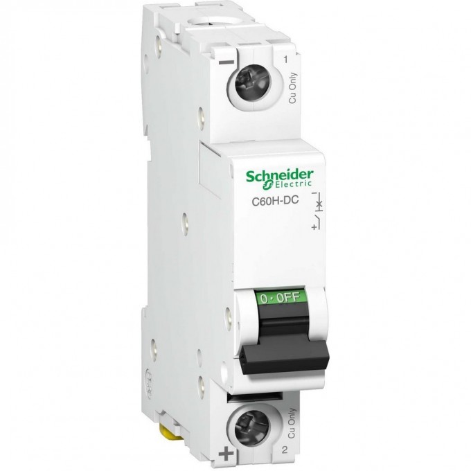 Автоматический выключатель SCHNEIDER ELECTRIC ACTI 9 C60H-DC 1П 4А C 250В DC A9N61504 Автоматический выключатель SCHNEIDER ELECTRIC ACTI 9 C60H-DC 1П 4А C 250В DC A9N61504