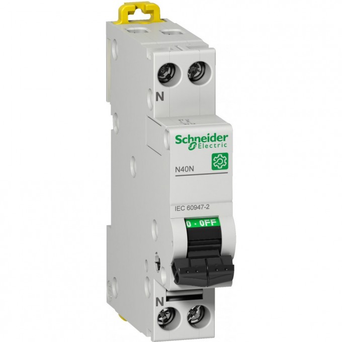 Автоматический выключатель SCHNEIDER ELECTRIC MULTI 9 N40N 1П+Н 10kA 6А С M9P22606 Автоматический выключатель SCHNEIDER ELECTRIC MULTI 9 N40N 1П+Н 10kA 6А С M9P22606