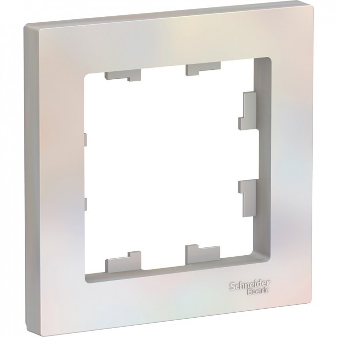 Рамка 1-постовая SCHNEIDER ELECTRIC ATLASDESIGN жемчуг ATN000401 Рамка 1-постовая SCHNEIDER ELECTRIC ATLASDESIGN жемчуг ATN000401