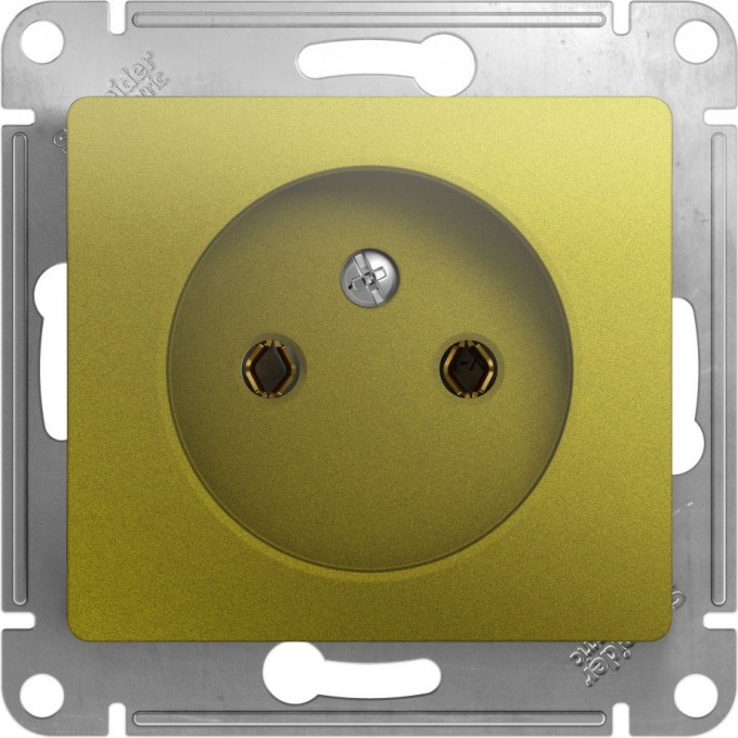Розетка SCHNEIDER ELECTRIC GLOSSA без заземления, механизм, фисташковый GSL001041 Розетка SCHNEIDER ELECTRIC GLOSSA без заземления, механизм, фисташковый GSL001041
