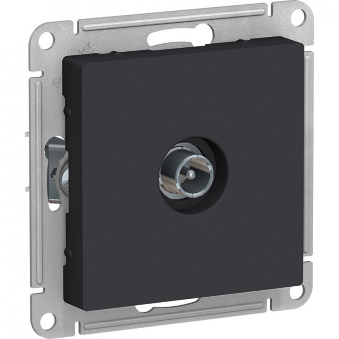 TV розетка SCHNEIDER ELECTRIC ATLASDESIGN оконечная, механизм, КАРБОН ATN001091 TV розетка SCHNEIDER ELECTRIC ATLASDESIGN оконечная, механизм, КАРБОН ATN001091