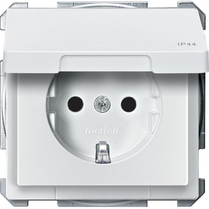 Механизм розетки SCHNEIDER ELECTRIC MERTEN с крышкой б/шт, ПОЛ.БЕЛЫЙ, QF SM MTN2311-0319 Механизм розетки SCHNEIDER ELECTRIC MERTEN с крышкой б/шт, ПОЛ.БЕЛЫЙ, QF SM MTN2311-0319