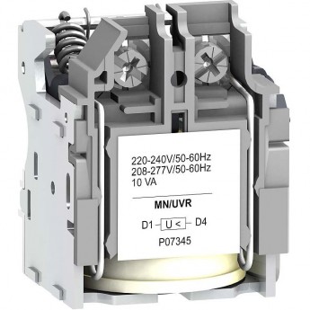 Расцепитель минимального напряжения SCHNEIDER ELECTRIC MN 200/240В 50/60ГЦ Расцепитель минимального напряжения SCHNEIDER ELECTRIC MN 200/240В 50/60ГЦ