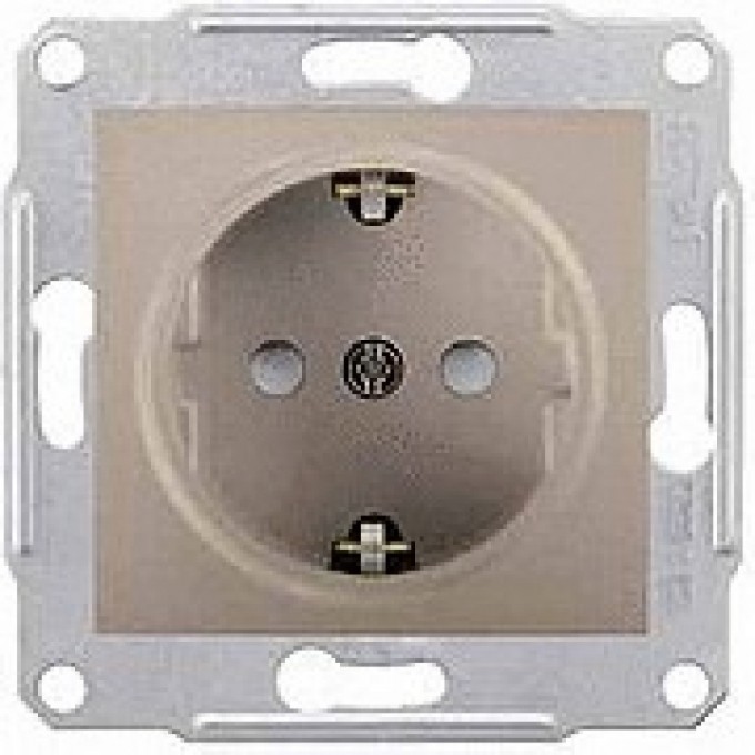 Розетка SCHNEIDER ELECTRIC SEDNA с зазем. конт., с защит. шторками, титан SDN3000168 Розетка SCHNEIDER ELECTRIC SEDNA с зазем. конт., с защит. шторками, титан SDN3000168