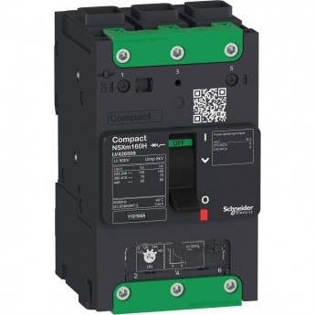 Автоматический выключатель 3P SCHNEIDER ELECTRIC COMPACT NSXm 16kA TM160D Elink