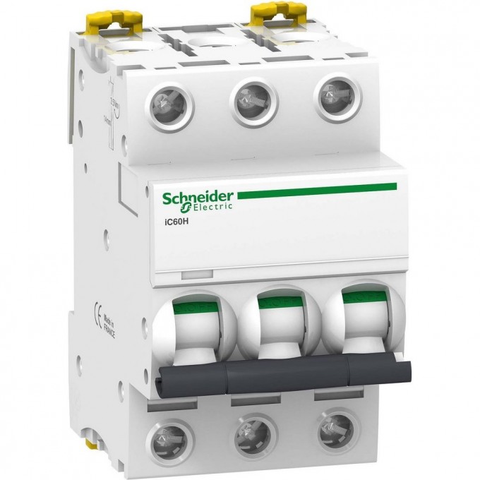 Автоматический выключатель SCHNEIDER ELECTRIC ACTI 9 iC60H 3П 16A C A9F89316 Автоматический выключатель SCHNEIDER ELECTRIC ACTI 9 iC60H 3П 16A C A9F89316