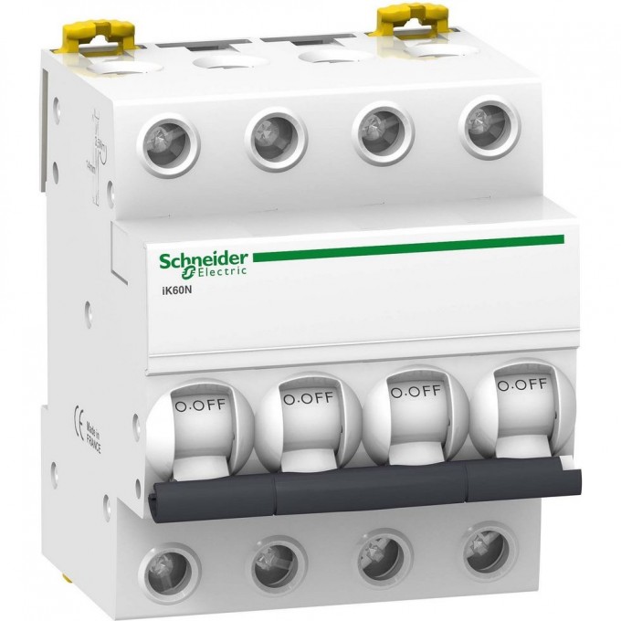 Автоматический выключатель SCHNEIDER ELECTRIC ACTI 9 iK60 4П 25A C A9K24425 Автоматический выключатель SCHNEIDER ELECTRIC ACTI 9 iK60 4П 25A C A9K24425