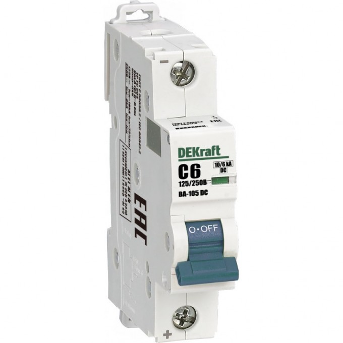 Автоматический выключатель SCHNEIDER ELECTRIC DEKRAFT ВА105-1P-006A-C-DC 13377DEK Автоматический выключатель SCHNEIDER ELECTRIC DEKRAFT ВА105-1P-006A-C-DC 13377DEK