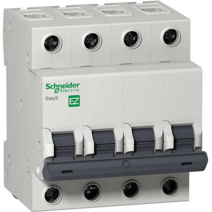 Автоматический выключатель SCHNEIDER ELECTRIC EASY9 4П 10А С 4,5кА 400В =S= EZ9F34410 Автоматический выключатель SCHNEIDER ELECTRIC EASY9 4П 10А С 4,5кА 400В =S= EZ9F34410