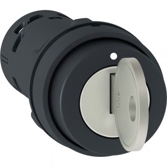 Переключатель SCHNEIDER ELECTRIC HARMONY XB7, 22мм, 3 позиции с ключем 2НО