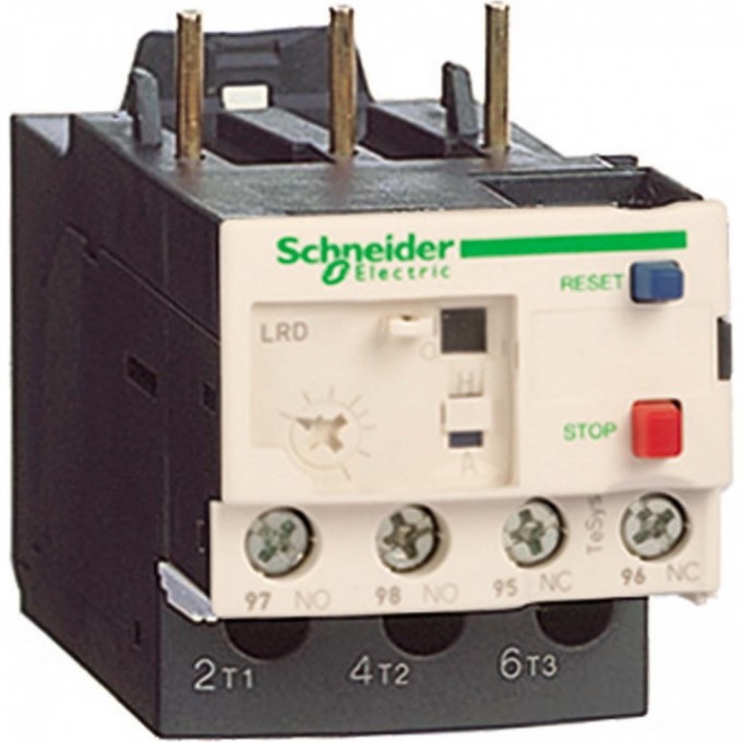 Тепловое реле перегрузки SCHNEIDER ELECTRIC TESYS 0,63-1A класс 10 с зажимом под винт LRD05 Тепловое реле перегрузки SCHNEIDER ELECTRIC TESYS 0,63-1A класс 10 с зажимом под винт LRD05