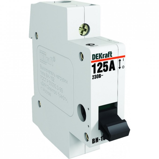 Выключатель-разъединитель SCHNEIDER ELECTRIC DEKRAFT 1Р 63А ВН-102 17003DEK Выключатель-разъединитель SCHNEIDER ELECTRIC DEKRAFT 1Р 63А ВН-102 17003DEK